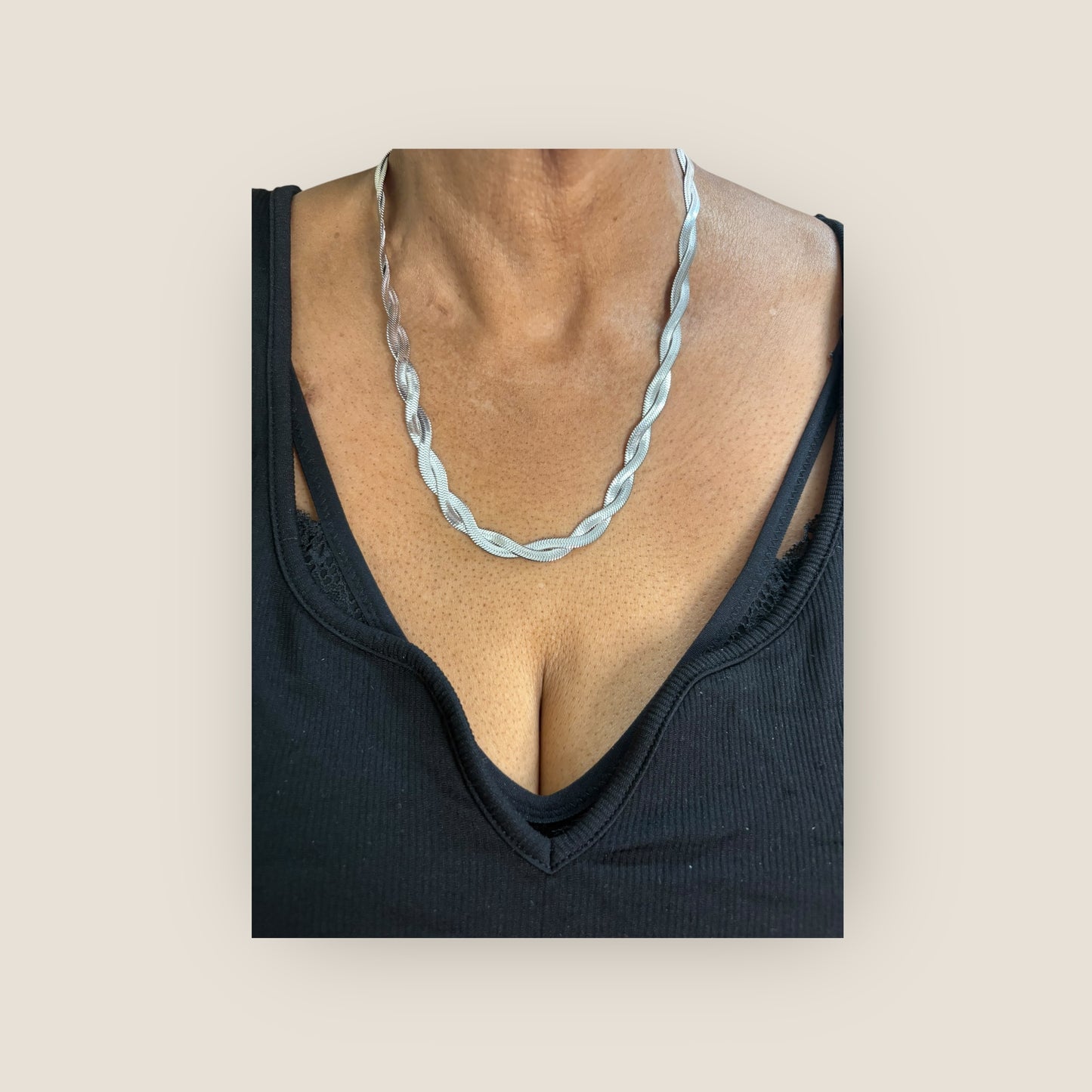 Twisted Snake Necklace (unisex)