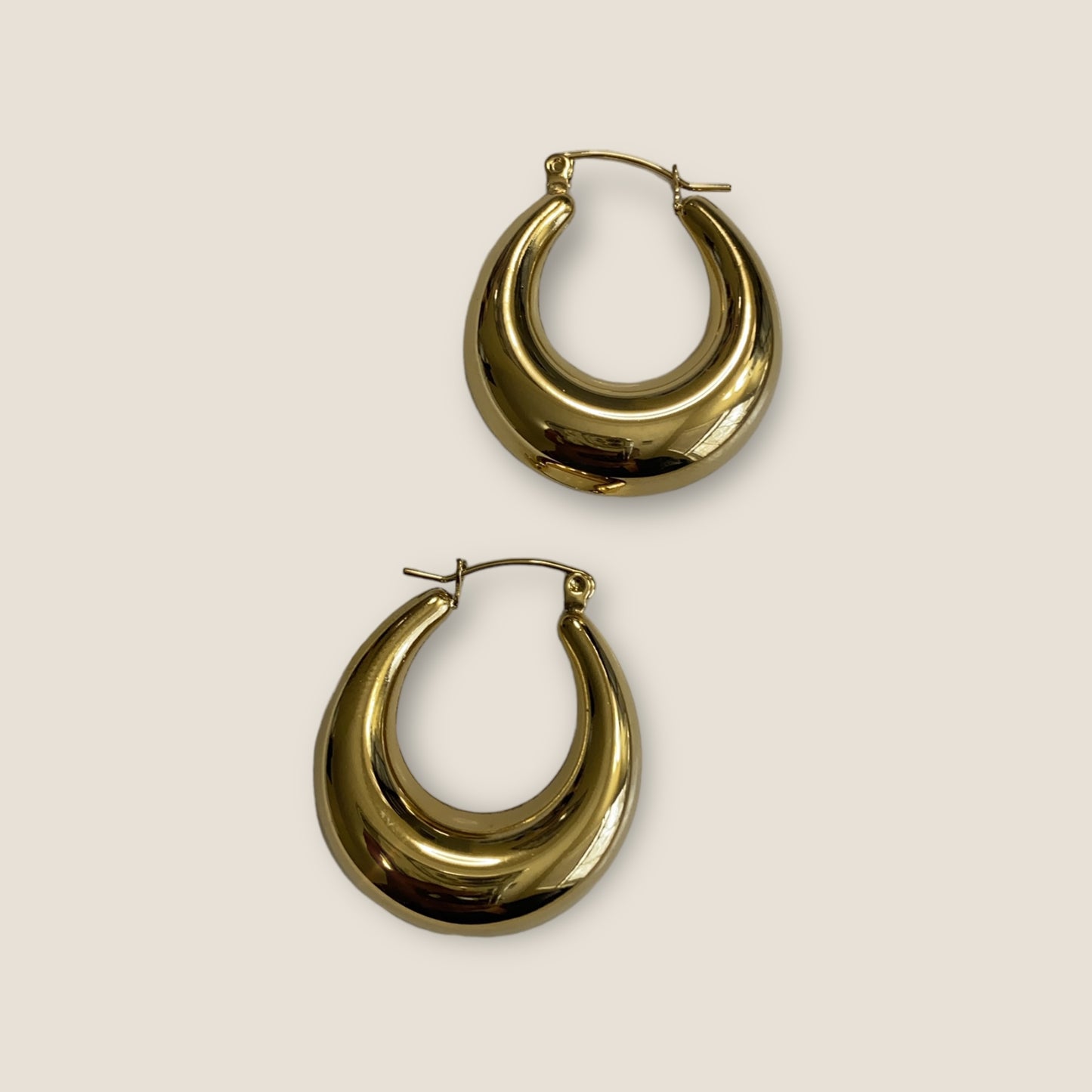 Oval Love Earrings