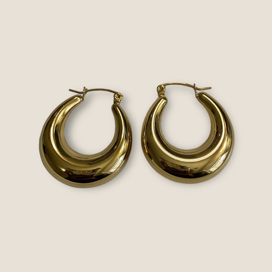 Oval Love Earrings