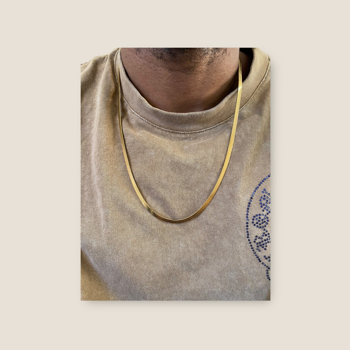 Flat Head Snake Necklace (unisex)