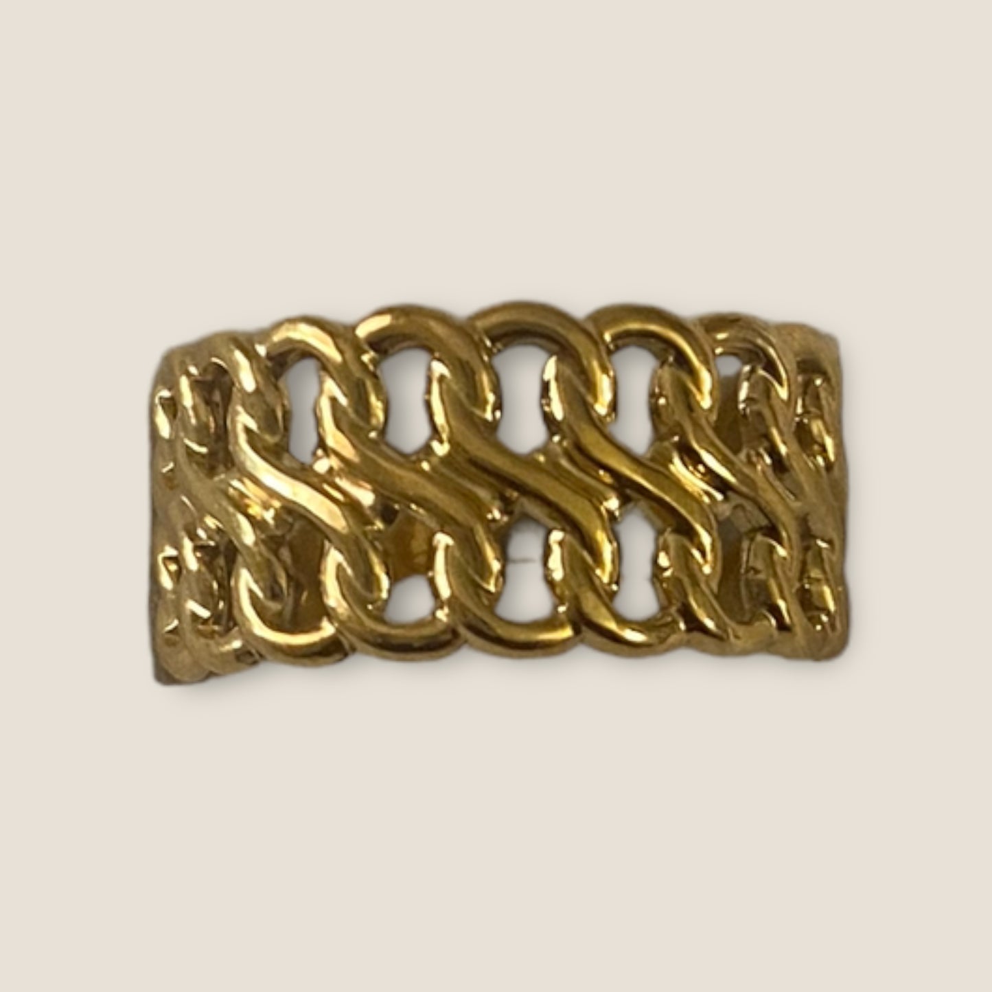 Adjustable Resizable Double Stack Ring