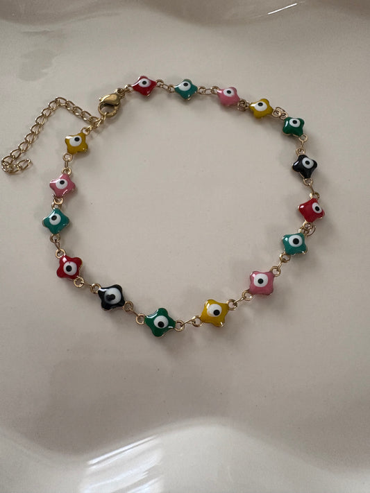 Color eyes Ankle Bracelets